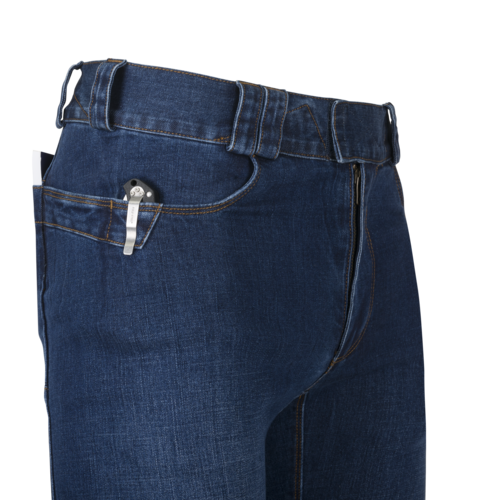 HELIKON PANTALONI TACTICI - DENIM MID - VINTAGE WORN BLUE - Image 2