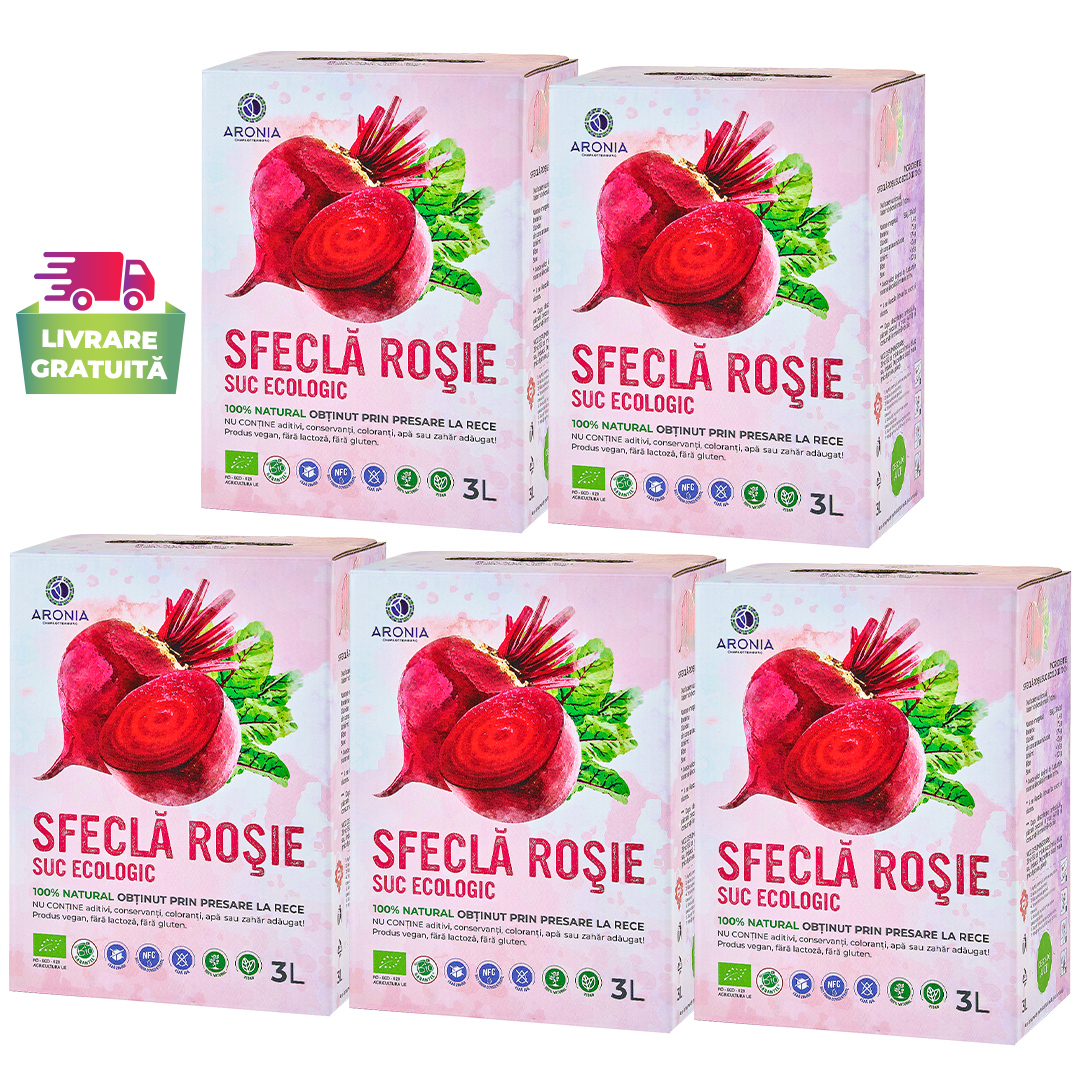 PROMO: 5x3L Suc de Sfeclă Roșie 3L ECO (RO-ECO-029)