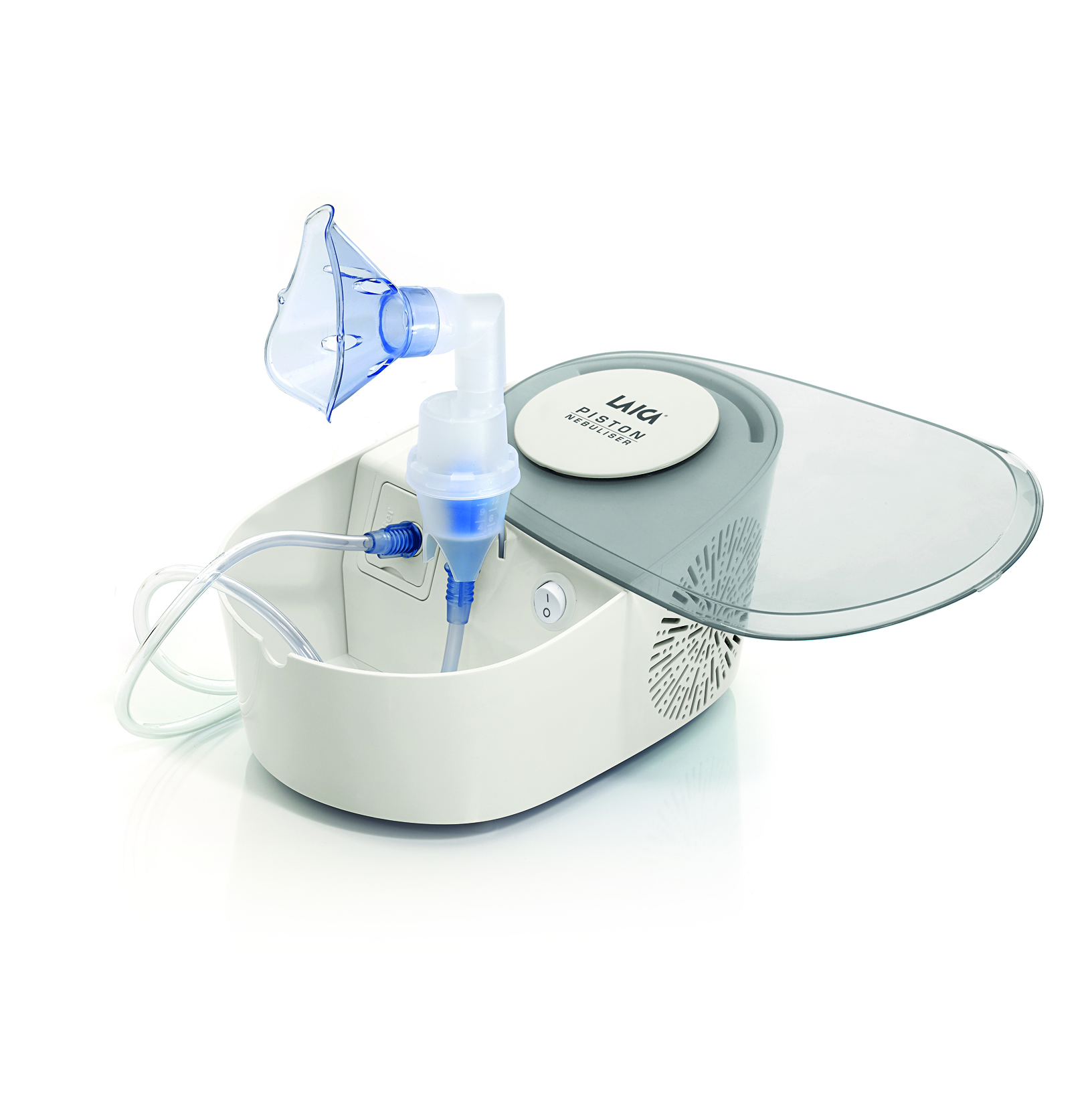 Aparat de aerosoli Laica NE2012, cu compartiment pt. accesorii