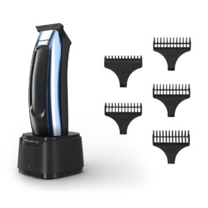 Aparat de tuns pentru contur si detalii Rowenta Barber Experience TN1851E0  lame inox  6500 rpm  autonomie 90 minute  0.5 – 5 mm incarcare rapida  neg