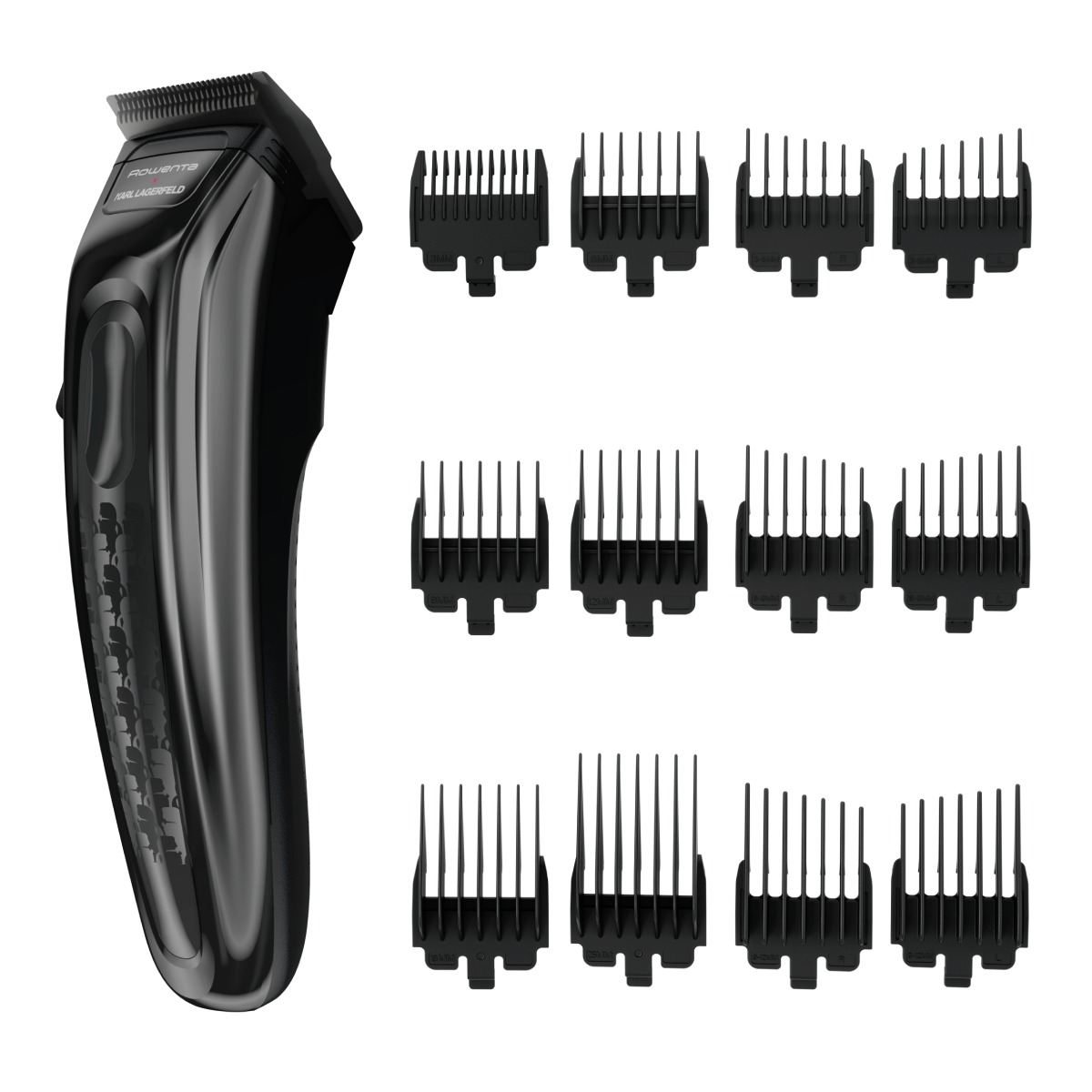 Aparat de tuns Rowenta x Karl Lagerfeld Barber Experience TN155LE0 6500 rpm autonomie 150 min 6 piepteni ficsi 6 piepteni fade lame inox indicat