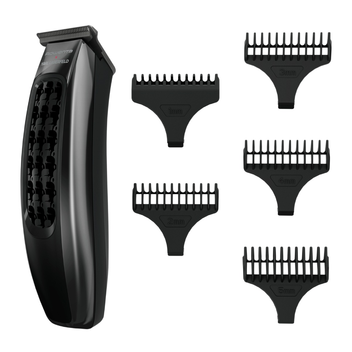 Aparat de tuns Rowenta x Karl Lagerfeld Barber Experience TN185LE0 6500 rpm autonomie 90 min 5 piepteni ficsi lame inox baza de incarcare indica