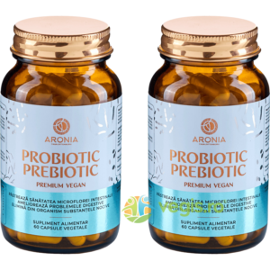 Pachet Probiotic Prebiotic Vegan 60cps+60cps