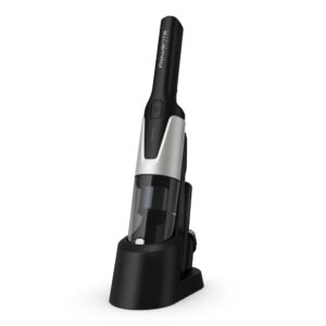 Aspirator de mână Rowenta X-Touch AC9736WO  autonomie 10 min  2 accesorii  recipient 200ml  gri&alb