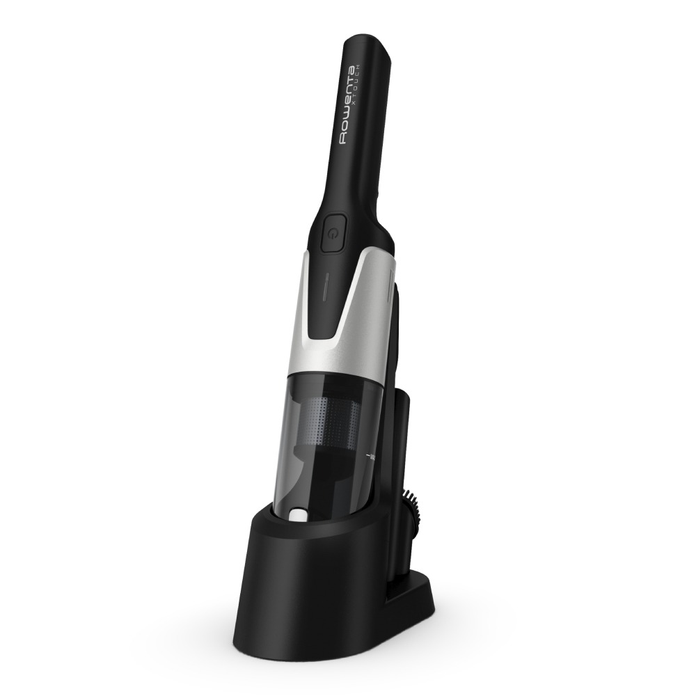 Aspirator de mână Rowenta X-Touch AC9736WO autonomie 10 min 2 accesorii recipient 200ml gri&alb