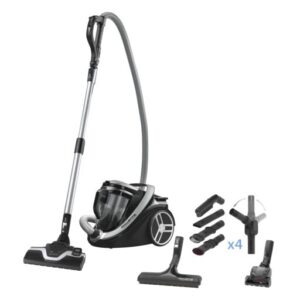 Aspirator fara sac Rowenta Silence Force Cyclonic 5***** RO7689EA  550 W  Tehnologie Ciclonica  cap de aspirare Power Air  maner Ergo Comfort  capacit