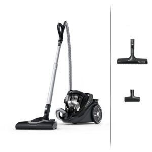 Aspirator fara sac Rowenta Silence Force Cyclonic Effitech® RO7935EA  500 W  recipient pentru praf 2.5 L  3 niveluri de filtrare  negru