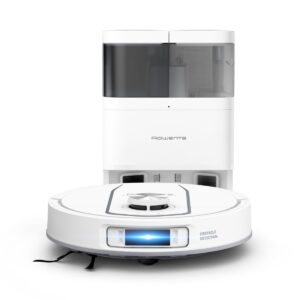 Aspirator robot Rowenta X-Plorer Serie 580 Max RR9547E0  aspirator si mop  autonomie 120 min  recipient praf 0.3L  statie de incarcare  golire praf si