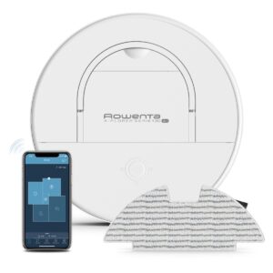 Aspirator robot Rowenta X-Plorer S130 AI RR9067WH   8 cm grosime  cartografiere permanenta  Tehnologia Smart Exploration  autonomie 120 min  Alb