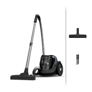 Aspirator fara sac ROWENTA Green Force Cyclonic Effitech® RO7C36EA  500 W  recipient pentru praf 2.5 L  design eco  filtrare tip HEPA  negru & gri