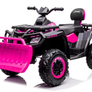 ATV electric 4×4 cu accesorii incluse, Kinderauto BJS615, 320W, 24V, culoare roz