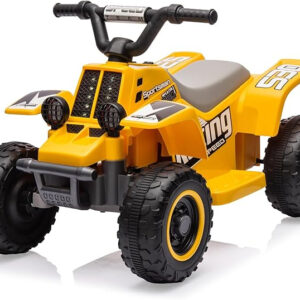 ATV electric pentru copii, Kinderauto CUBA 35W 6V cu telecomanda inclusa, galben