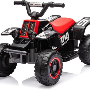 ATV electric pentru copii, Kinderauto CUBA 35W 6V cu telecomanda inclusa, neagra
