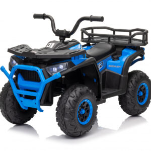 ATV electric pentru copii 2-5 ani, Mini DESERT, 120W 12V, cu telecomanda, bluetooth, albastru