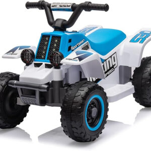 ATV electric pentru copii, Kinderauto CUBA 35W 6V cu telecomanda inclusa, albastru