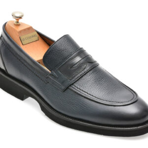 Mocasini eleganti LE COLONEL bleumarin, 63852, din piele naturala