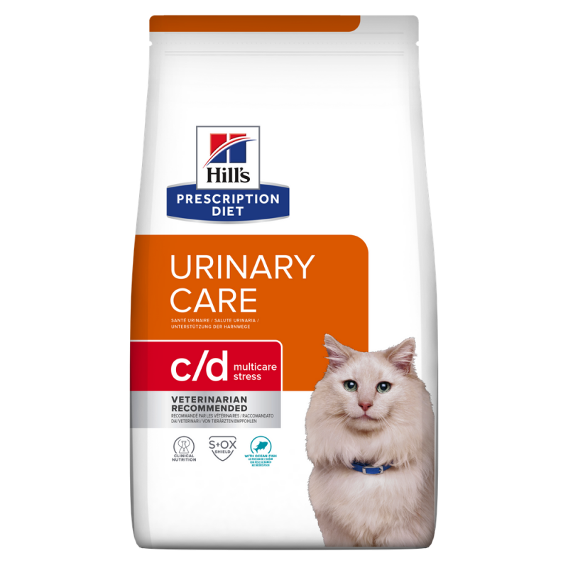 Hill's Prescription Diet Feline C/D Stress Ocean Fish, 8 kg