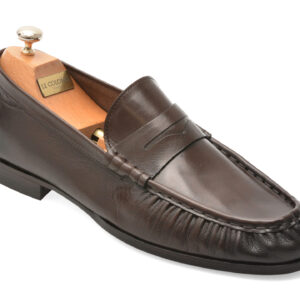 Mocasini eleganti LE COLONEL maro, 68434, din piele naturala