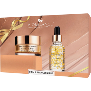 Set Duo Firm&Flawless Primer, Fond de ten, Concealer Magic Touch 30ml + Super Serum 24K Gold&Peptide 30ml