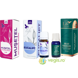 Raceala – Remediu uleiuri esentiale: Musetel + Eucalipt + Brad Siberian