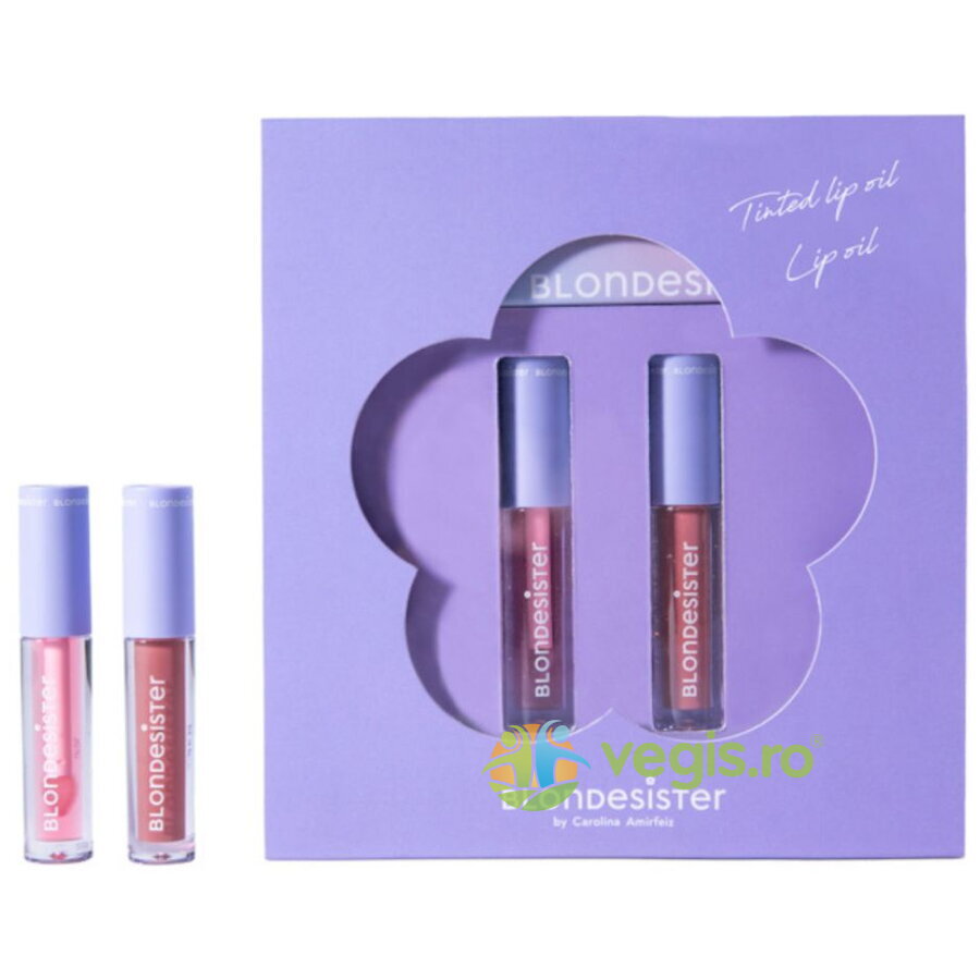 Set Uleiuri de Buze Colorat si Transparent Xoxo You Already Know 2.5ml + 2.5ml