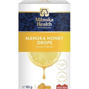 Bomboane drosprui cu miere de Manuka MGO 400+ (65g) (lamaie)