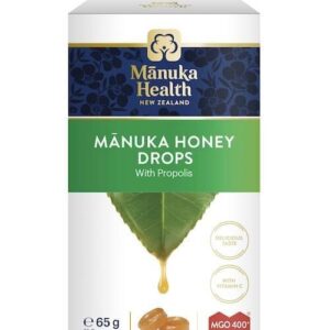 Bomboane dropsuri cu miere de Manuka MGO 400+ (65g) (propolis)