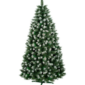 Brad artificial Eufrasio cu Varfuri Ninse si CONURI 150 cm