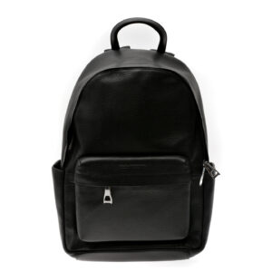 Rucsac MARIO FERRETTI negru, 2001, din piele naturala