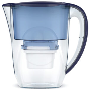Cana filtranta de apa Aqua Optima Oria, albastru, 2,8 litri