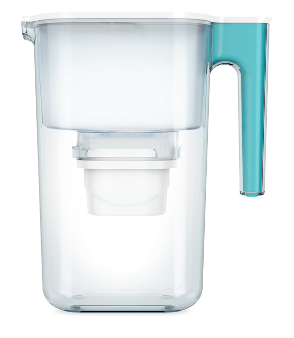 Cana filtranta de apa Aqua Optima Perfect Pour, albastru, 3,6 litri