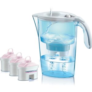 Cana filtranta de apa Laica + 3 filtre Magnesium Active, Alb, 2.3 litri, J31CC20