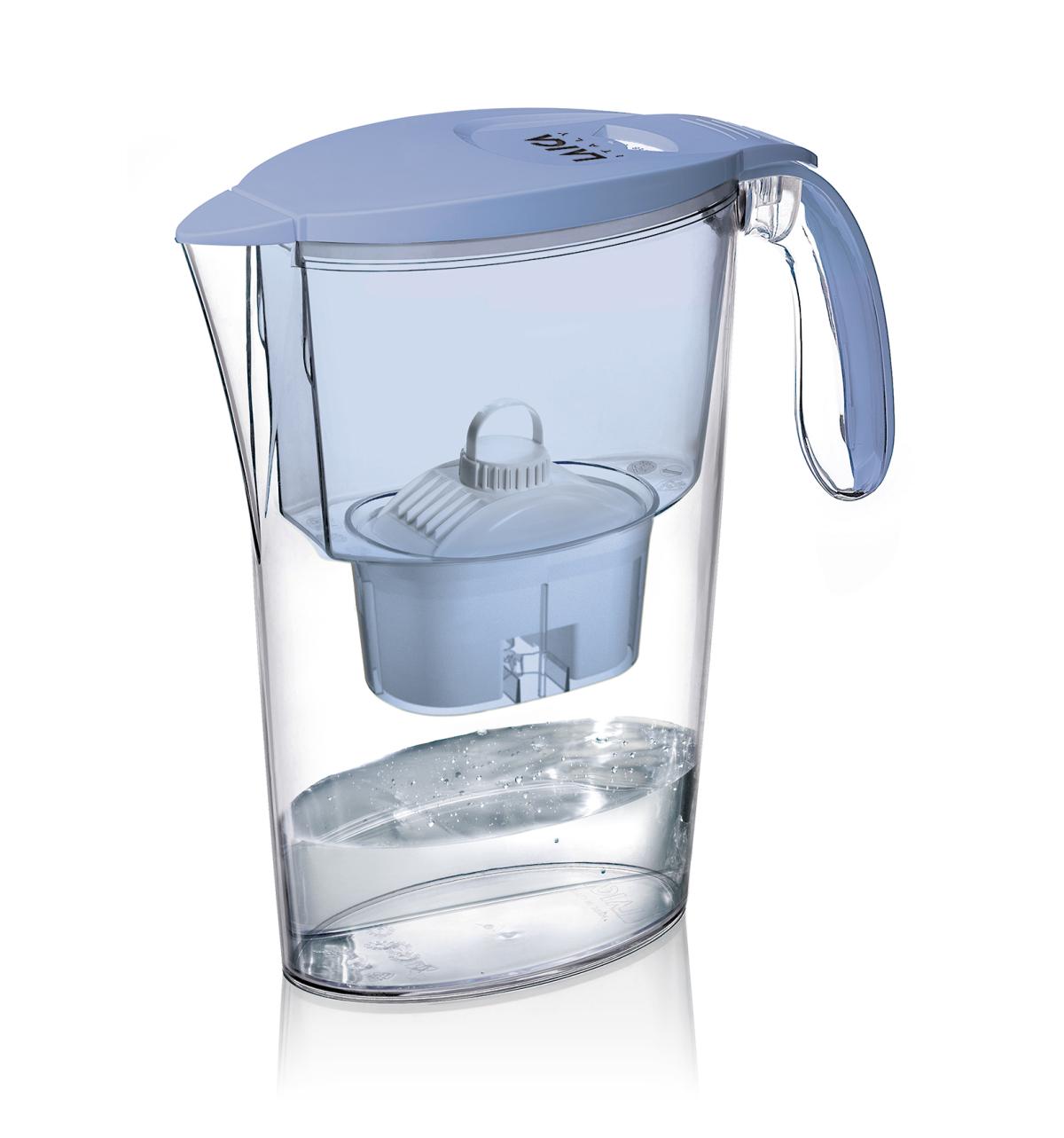 Cana filtranta de apa Laica Clear Line, 2.3 litri, Albastru