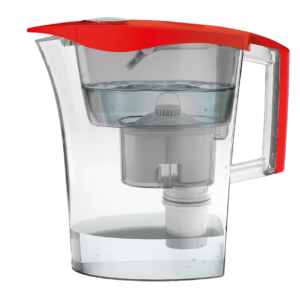 Cana filtranta de apa Laica Germ Stop Predator, 3 litri, rosu