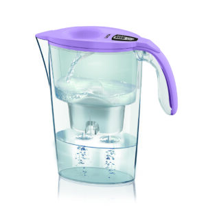 Cana filtranta de apa Laica Stream Violet, 2.3 litri