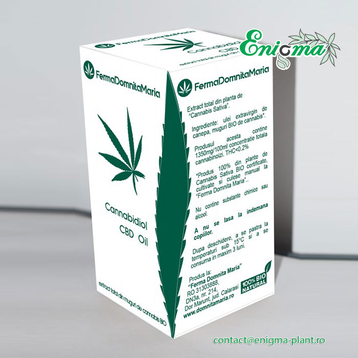 Ulei Cbd Full Plant Extract - Cannabidiol 1350Mg/100Ml Sticla - Image 5