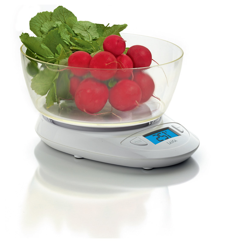Cantar electronic de bucatarie Laica KS1019, 5 kg, cu bol