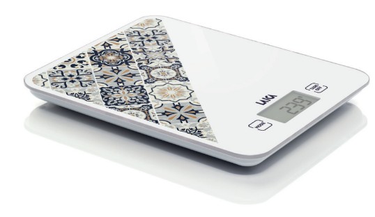 Cantar electronic de bucatarie Laica KS5013, 10 kg, maro, design mediteraneean