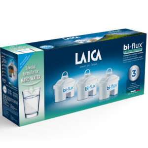 Cartuse filtrante de apa anti calcar Laica Bi-Flux Limescale STOP, 3 buc/pachet