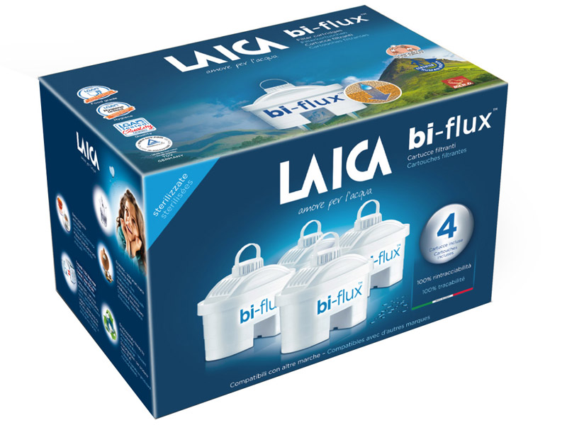 Cartuse filtrante Laica Bi-Flux - 4 buc.