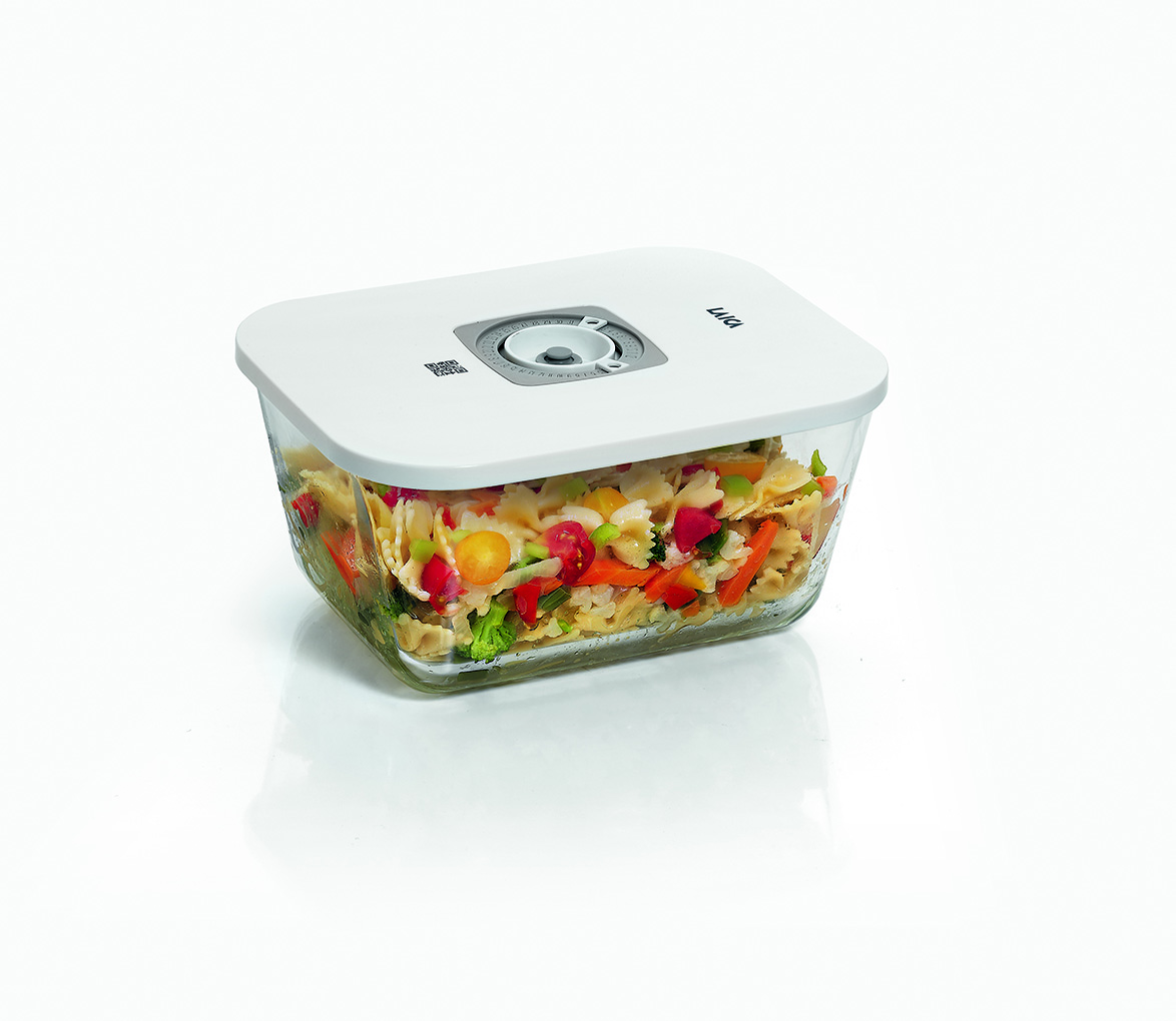 Caserola de vidat Laica VT3307, din sticla, 2.7L