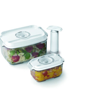 Caserole + pompa de vidat Laica VT3302, 0.5L, 2L