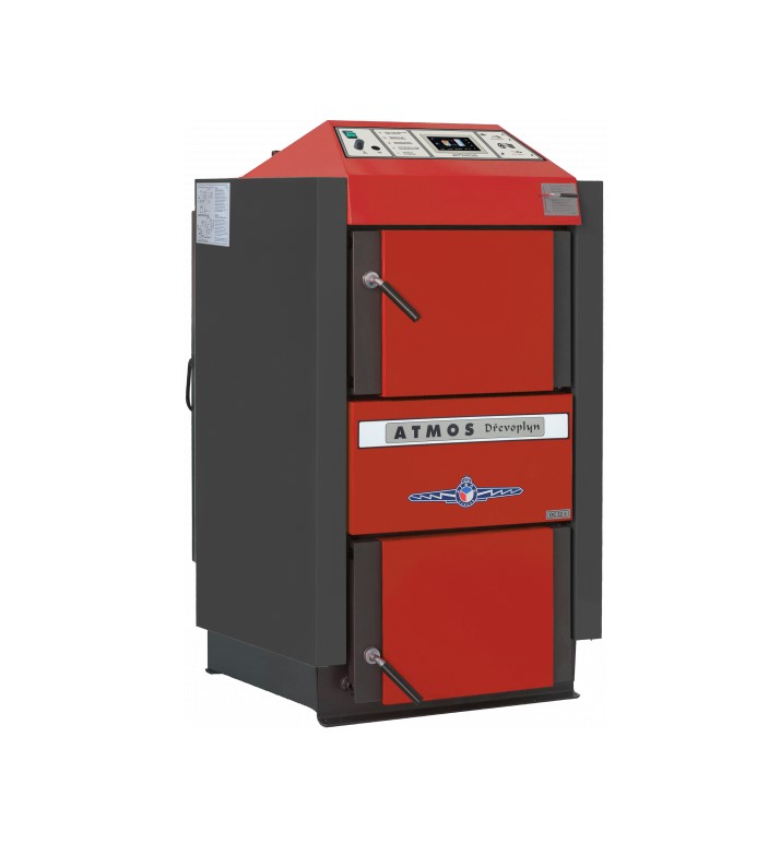Cazan (centrala) combustibil solid, gazeificare, Atmos, DC18GD, 19 kW, CU AUTOMATIZARE ACD04 SI APRINDERE AUTOMATA