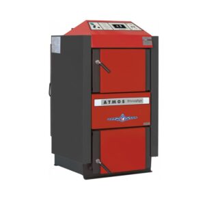 Cazan (centrala) combustibil solid, gazeificare, Atmos, DC25GD, 25 kW, CU AUTOMATIZARE ACD04 SI APRINDERE AUTOMATA