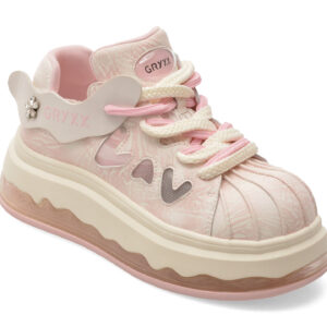 Pantofi sport GRYXX roz, 55177, din piele naturala