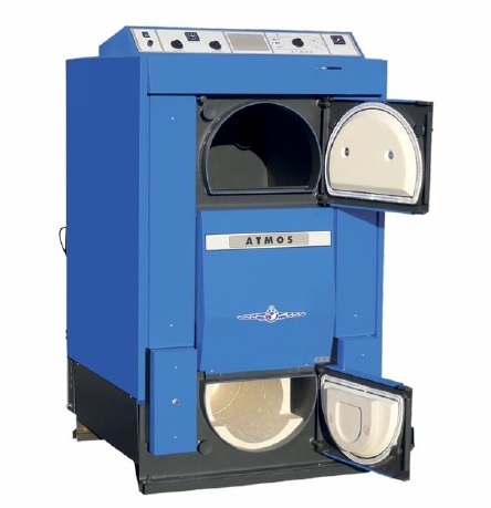 Cazan (centrala) combustibil solid, gazeificare, Atmos, DC100, otel, 99kW