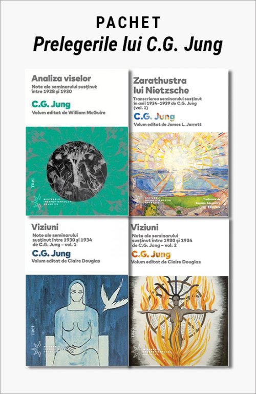 Pachet - Prelegerile lui C.G. Jung. Analiza viselor/Viziuni vol. 1 și 2/Zarathustra lui Nietzsche - C.G. Jung