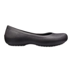 Balerini Crocs At Work Flat Negru – Black