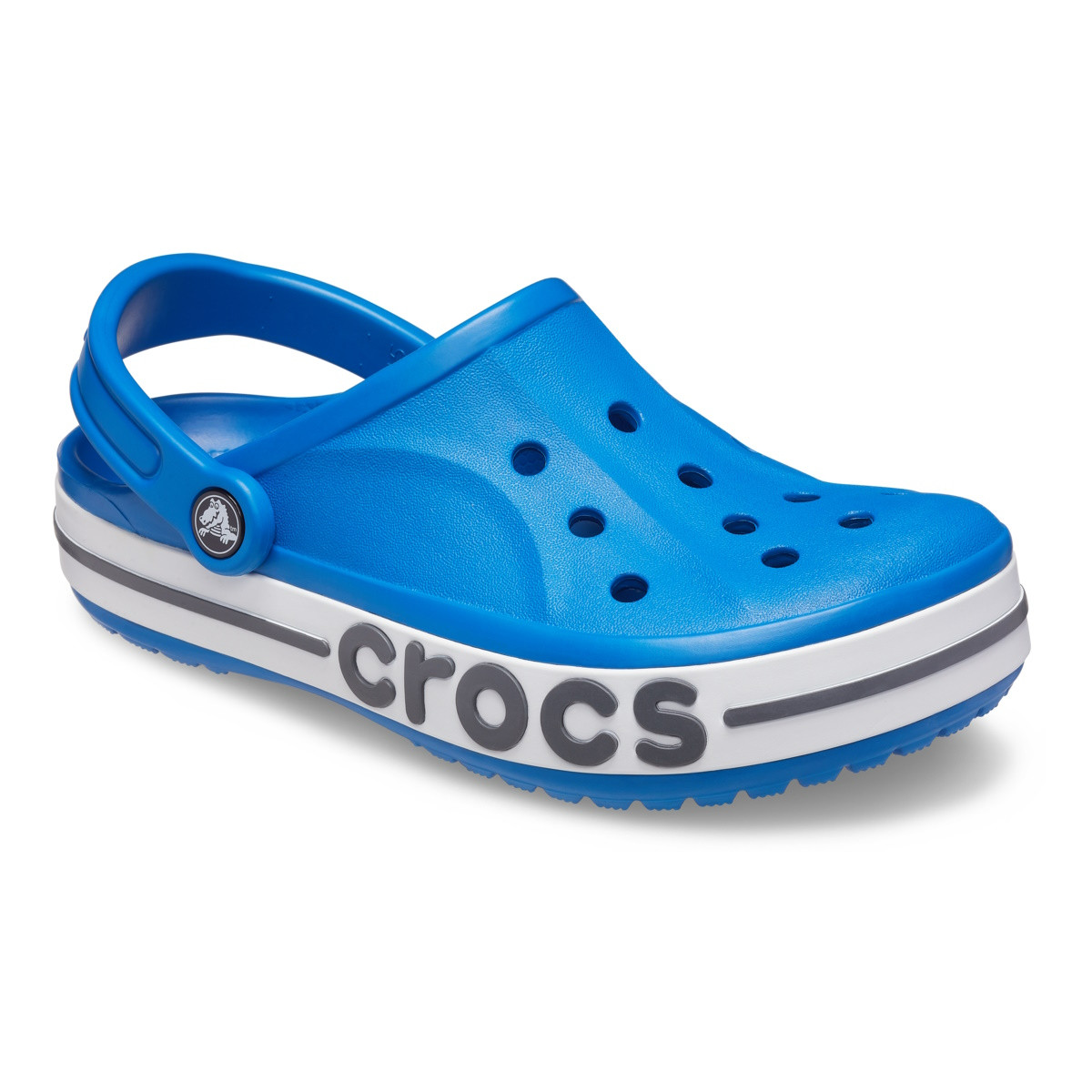 Saboti Crocs Bayaband Clog Albastru - Bright Cobalt/Slate Grey - Image 2