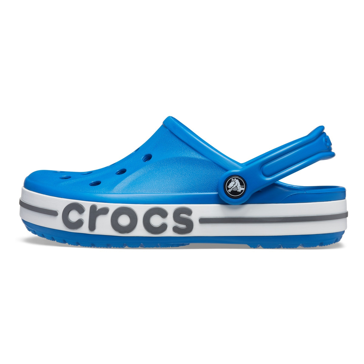 Saboti Crocs Bayaband Clog Albastru - Bright Cobalt/Slate Grey - Image 3